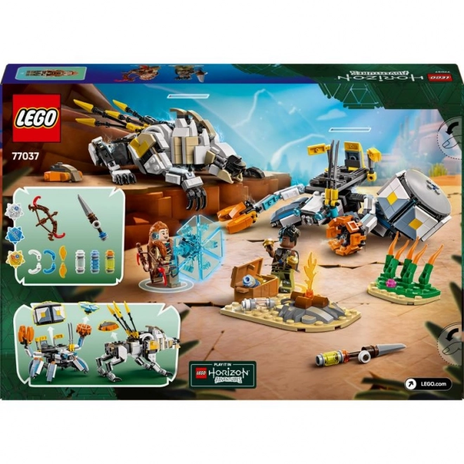 Lego Horizon Aloy a Varl proti krabohyzdu a kliešťozubu