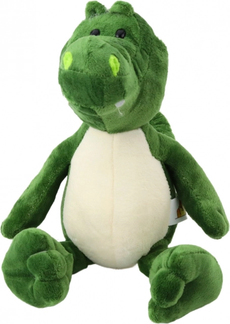 Zelený plyšový krokodíl 25 cm