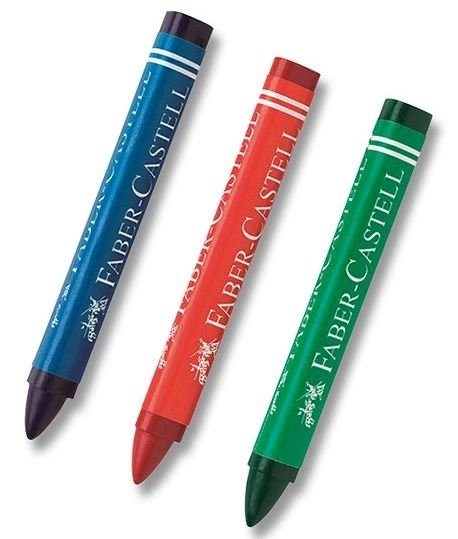 Faber-Castell Trojboké voskovky 12 ks