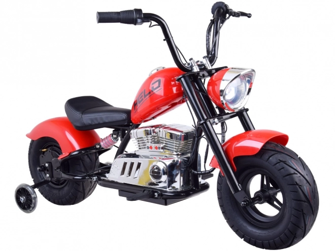 Elektrický chopper motocykl pre deti – Červená