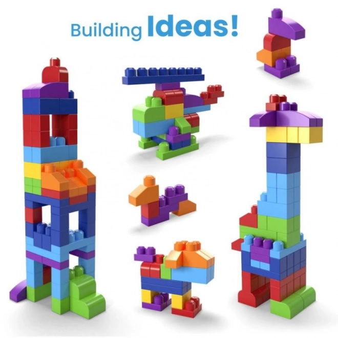 Mega Bloks First Builders kocky v plastovom vrecku 80 ks