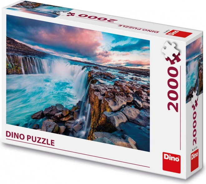 Puzzle Vodopád Selfoss 2000 dielikov