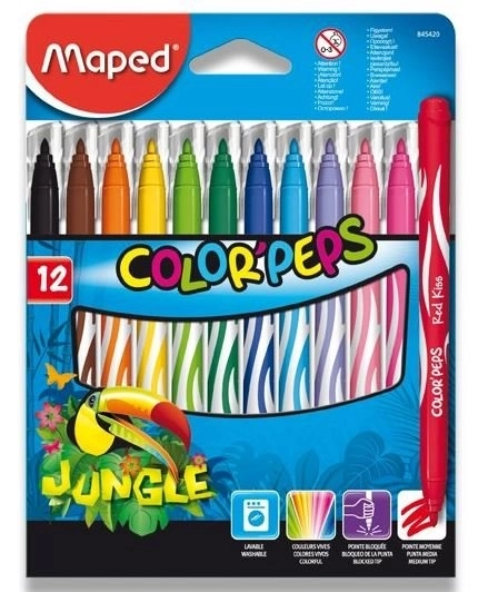 Fixky Color'Peps Jungle 12 ks