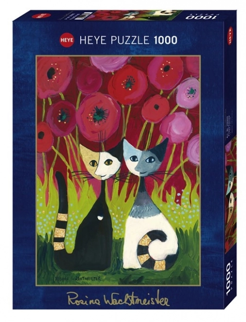 Puzzle 1000 dielikov Šťastné mačky