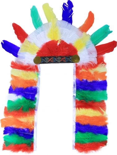 Výrazné multicolor perie