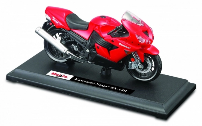 Model motocykla Kawasaki Ninja ZX-14 s podstavcom 1/18