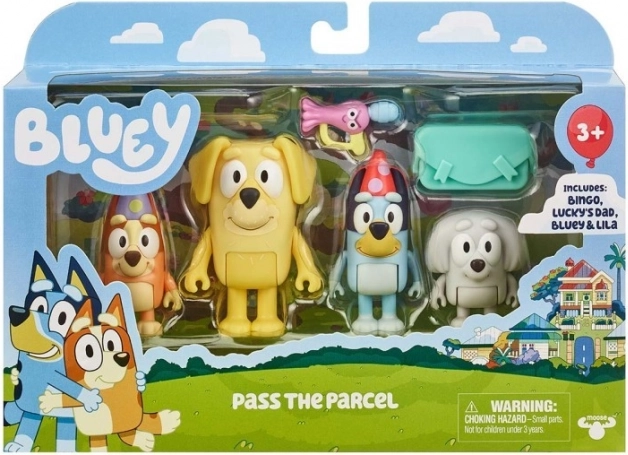 Sada figúrok Bluey 4-pack