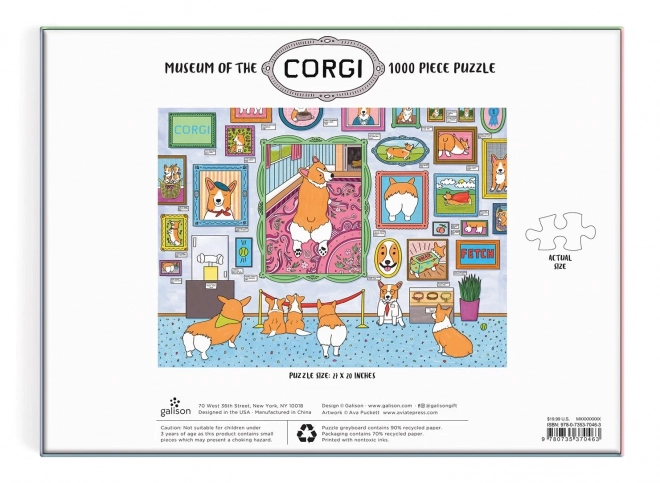 Puzzle Muzeum Corgi 1000 dielikov