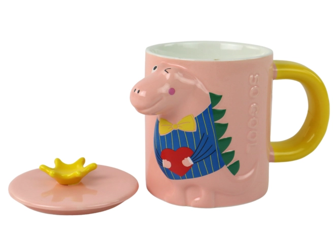 Hravý 3D motív dinosaura