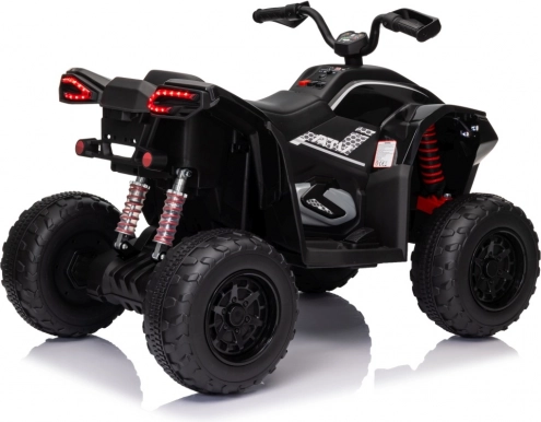 Pojazdný štvorkolák Fast Wheel čierny