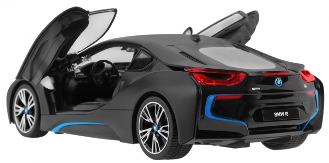 BMW i8 čierne RASTAR 1:14 auto na diaľkové ovládanie + 2,4 GHz diaľkové ovládanie