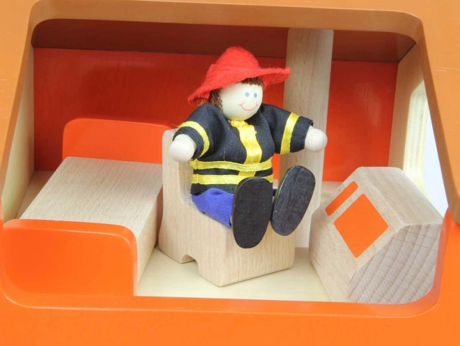 Drevená mini hasičská stanica Masterkidz