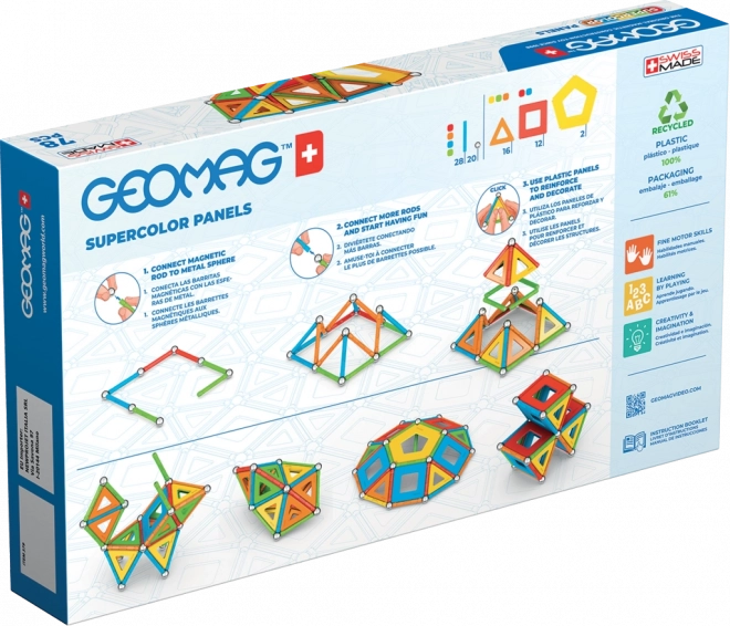 Geomag Supercolor Panely 78 Dielikov