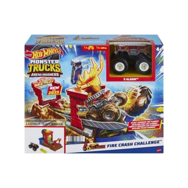 Hot Wheels Monster Trucks Aréna: Závodná Výzva Herný Set – HW Tiger Shark