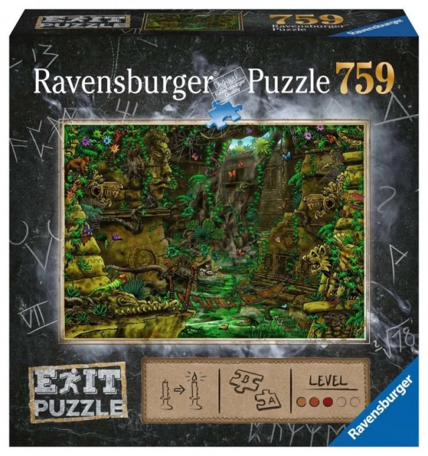 Ravensburger Úniková EXIT puzzle Tajomný chrám