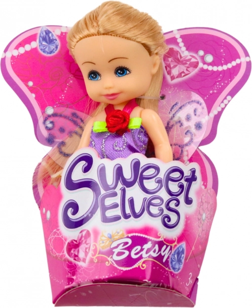 Mini bábika Elfka Betka 11,5 cm Rôzne vzory