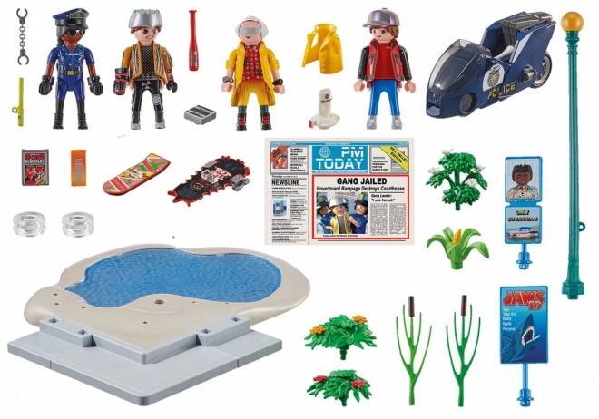 Playmobil Back to the Future II Honička s hoverboardom