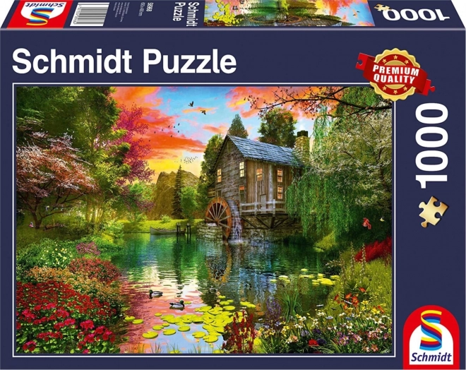 Puzzle Vodný mlyn 1000 dielikov