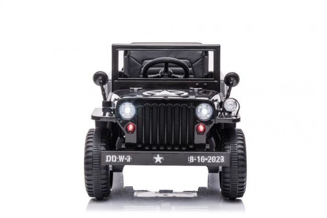 Auto na akumulátor čierne 4x4