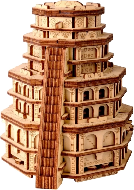 drevený hlavolam EscapeWelt Quest Tower