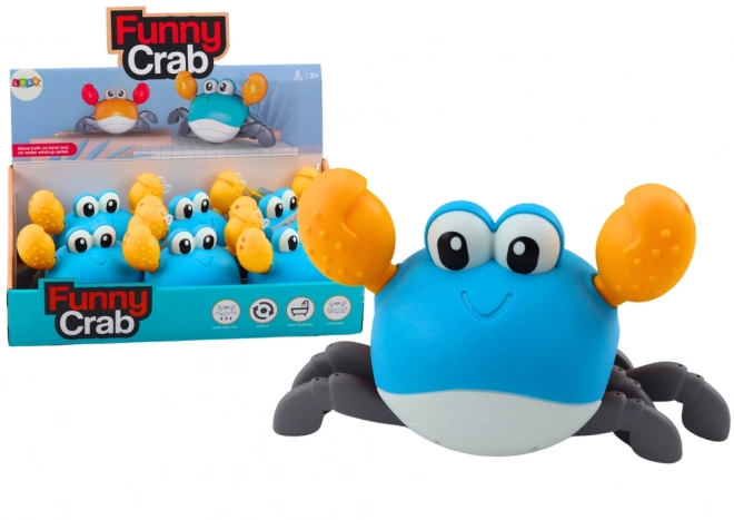 Natahovací krab do kúpeľa modrý