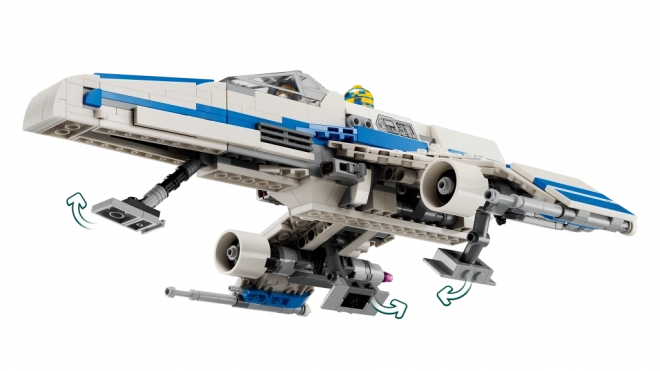 LEGO Star Wars E-Wing proti Stíhačke Shin Hati