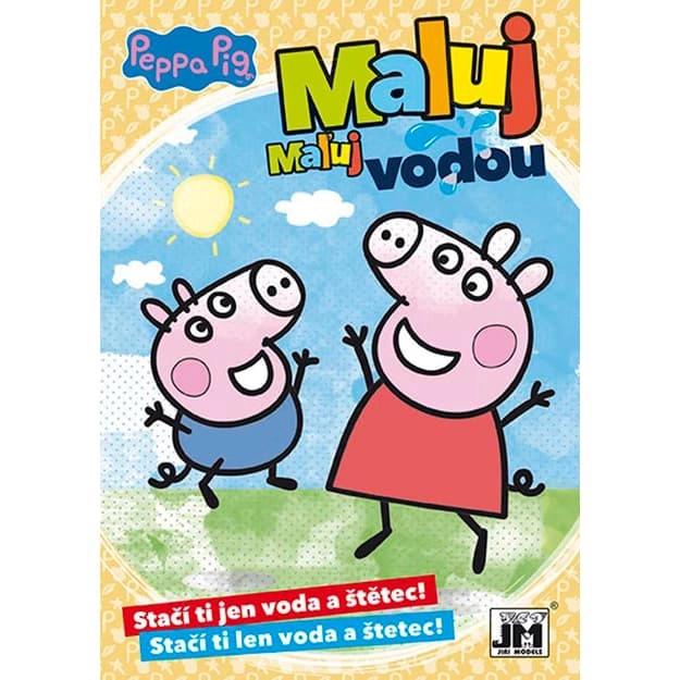 Omaľovánka A5 Maľuj vodou Peppa Pig