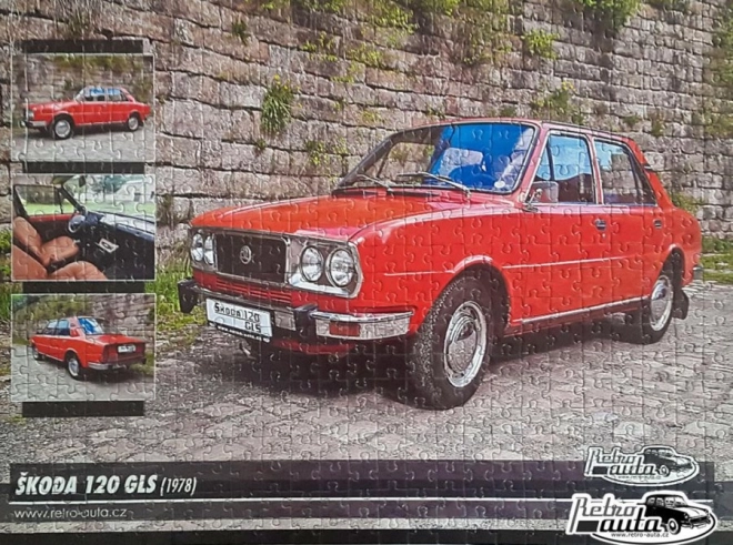 Retro puzzle Škoda 120 GLS 500 dielikov