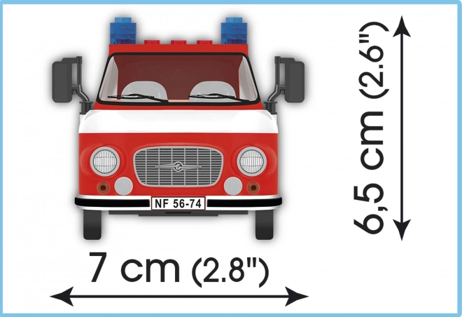 Kocky Youngtimer Barkas B1000 Požiarnické 151 dielov