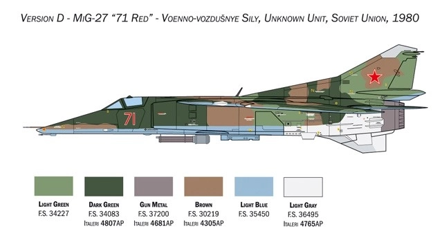 Plastikový model MiG-27/MiG-23BN Flogger 1/48