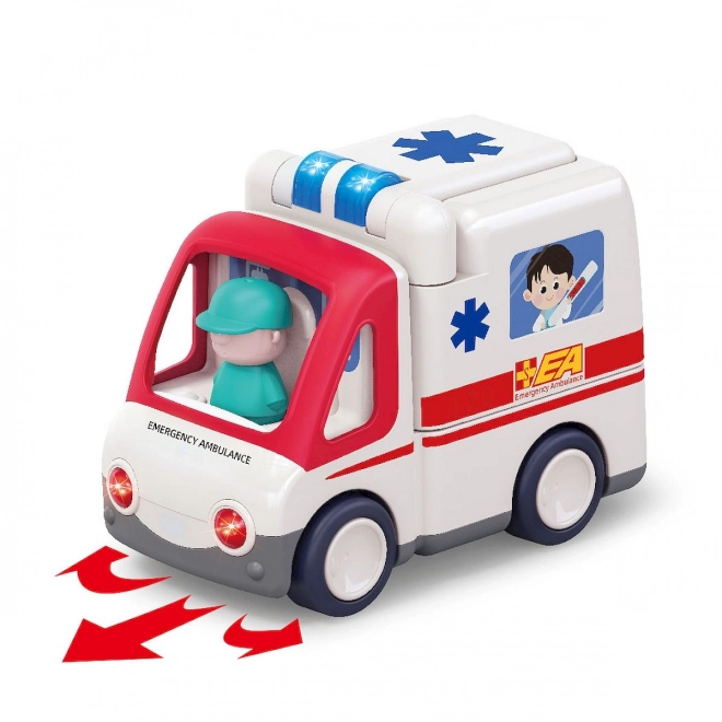 Ambulancia s hudbou a svetlom Hola