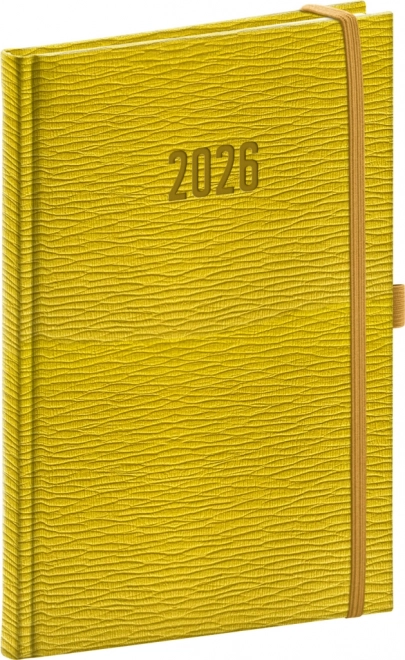 Týždenný diár Rivoli žltozelený 2026