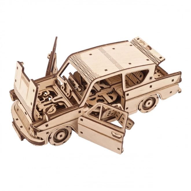 Ugears 3D drevené mechanické puzzle Harry Potter Lietajúci Ford Anglia