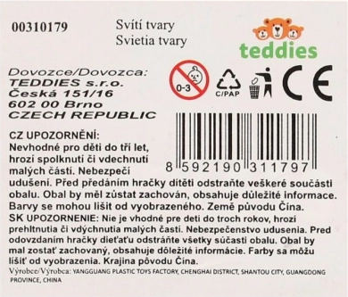 Svietiace zvieratká na stenu alebo strop