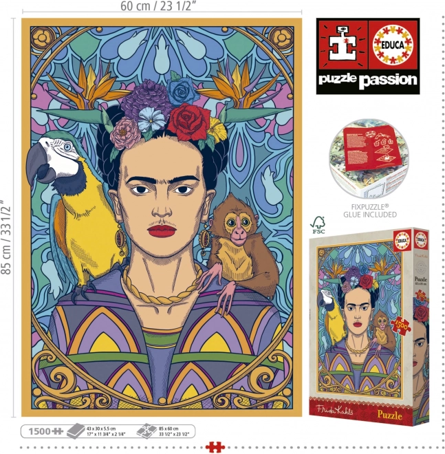Educa puzzle Frida Kahlo 1500 dielikov