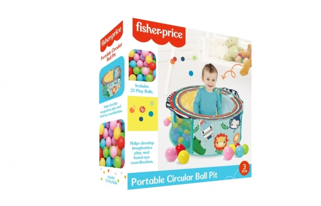 Fisher-Price Kružná ohrádka s loptičkami (25 ks)