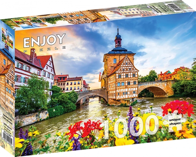 Enjoy puzzle staré mesto Bamberg, Nemecko 1000 dielikov