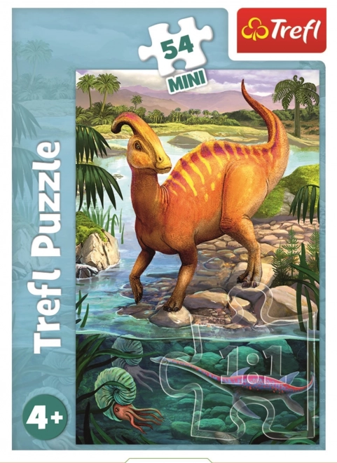 TrefL Puzzle Úžasní Dinosauri: Parasaurolophus 54 dielikov