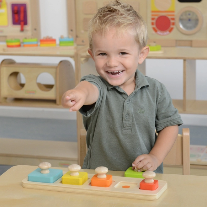 Masterkidz skladačka učenie veľkostí a farieb Montessori