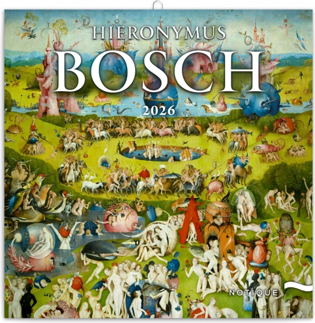 Poznámkový kalendár Hieronymus Bosch 2026