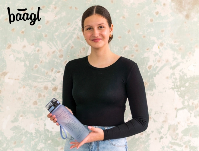 Baagl tritanová fľaša na pitie Dust Blue 800 ml