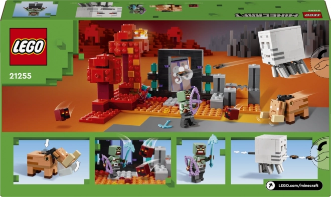 Lego Minecraft Prepadnutie v portáli do Netheru