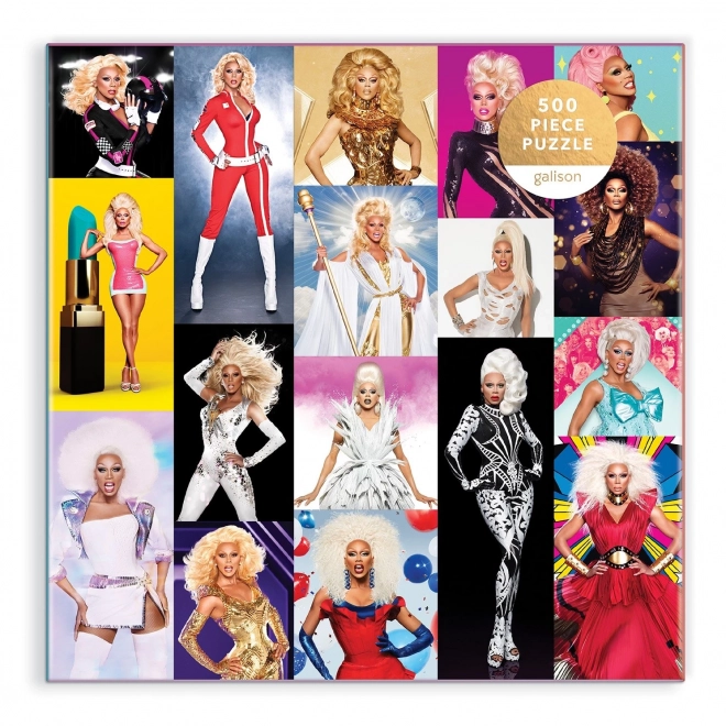Štvorcové puzzle RuPaul's Drag Race 500 dielikov