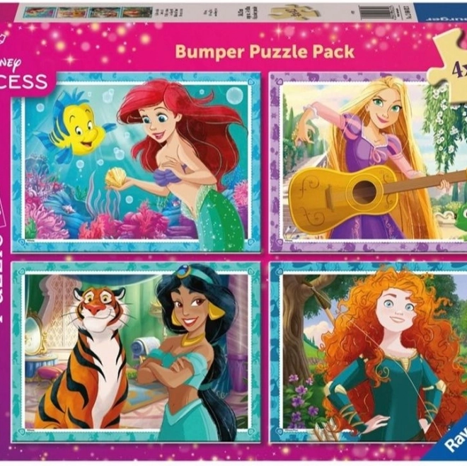 Puzzle Disney Princezné 4x42 dielikov
