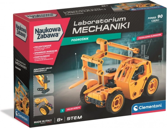 Teleskopický zdvihák – Laboratórium mechaniky CLEMENTONI