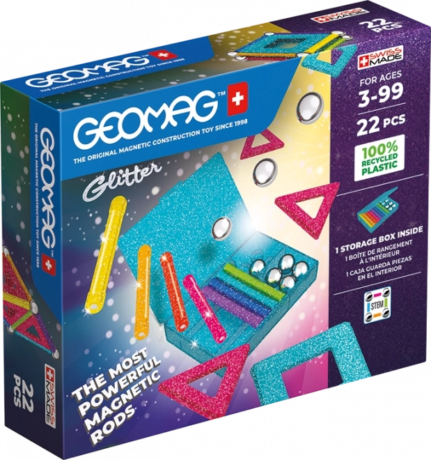 Geomag Glitter 22 dielov