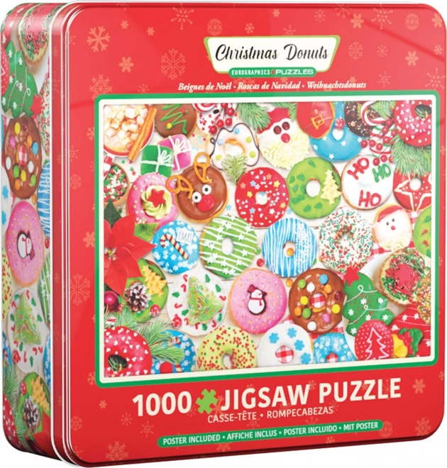 Puzzle Vianočné koblihy 1000 dielikov