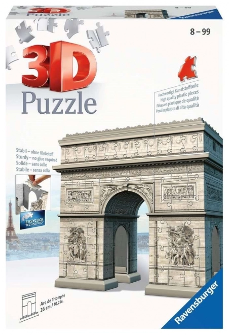 Ravensburger 3D puzzle Víťazný oblúk, Francúzsko 216 dielikov