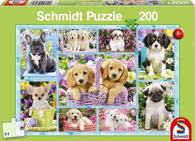 Šteniatka puzzle 200 dielikov