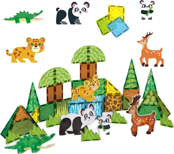 Magnetické prepojenie pre stabilné 3D stavby